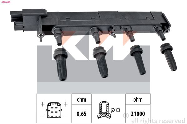 Cewka zapłonowa KW 470 408