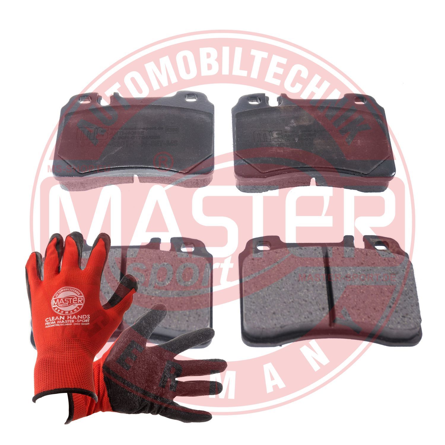 Zestaw klocków hamulcowych, hamulce tarczowe MASTER-SPORT GERMANY 13046042012N-SET-MSP