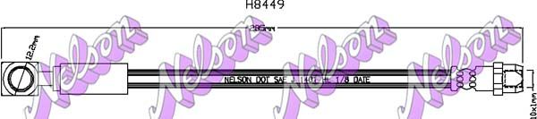 Przewód hamulcowy elastyczny KAWE H8449