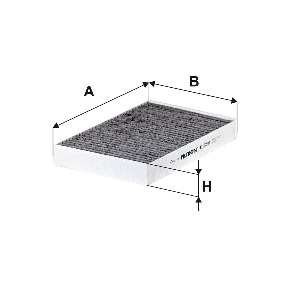 Levně Filtr, vzduch v interiéru FILTRON K 1325A