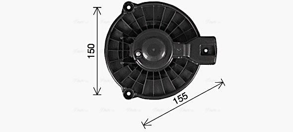 vnitřní ventilátor AVA QUALITY COOLING HD8326