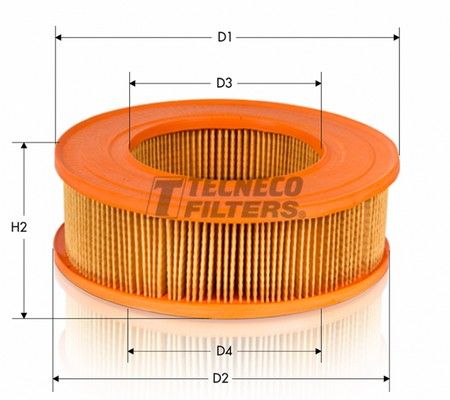 Filtr powietrza TECNECO FILTERS AR180OV