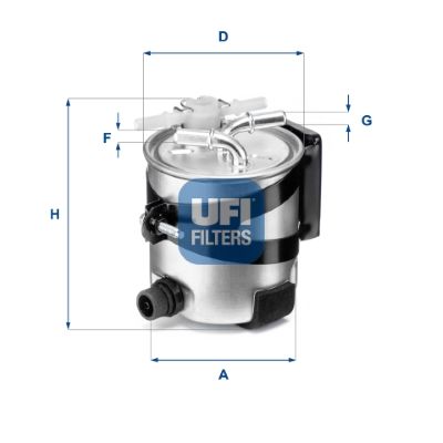 Filtr paliwa UFI 55.418.00