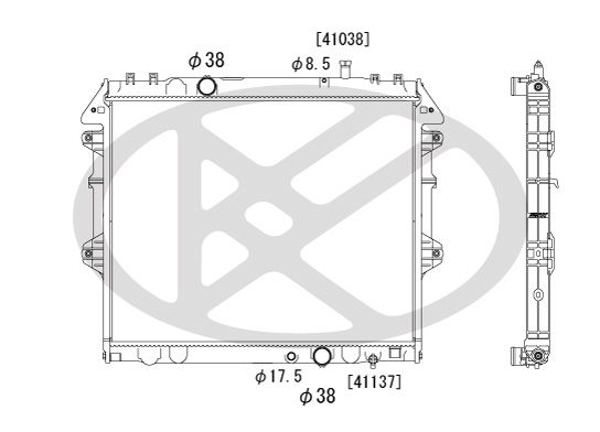 Radiator, racire motor KOYORAD PL012039