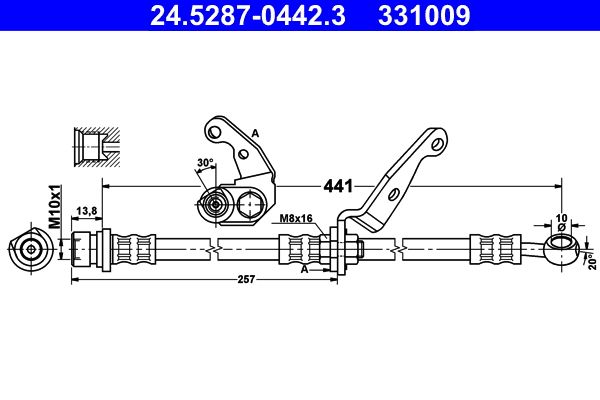 Furtun frana ATE 24.5287-0442.3