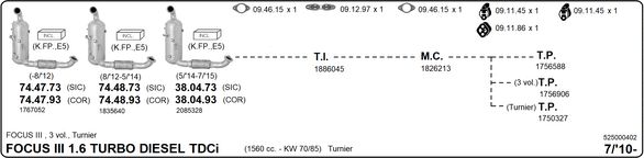 Układ wydechowy IMASAF 525000402