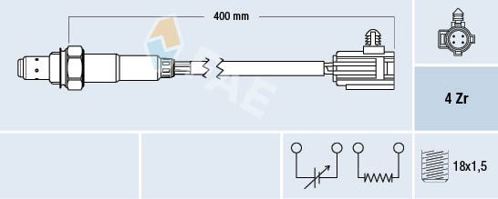 Sonda lambda FAE 77325