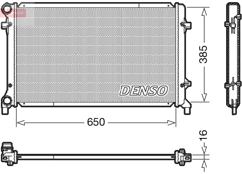 Chladič motora DENSO DRM02014