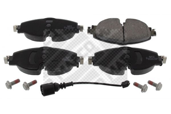 Zestaw klocków hamulcowych, hamulce tarczowe MAPCO 6634