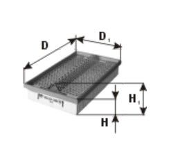 Filtr powietrza PZL FILTERS WA501125