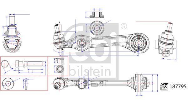 Rameno zavesenia kolies FEBI BILSTEIN 187795