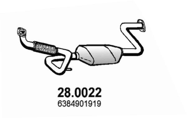 Katalizator ASSO 6384901919