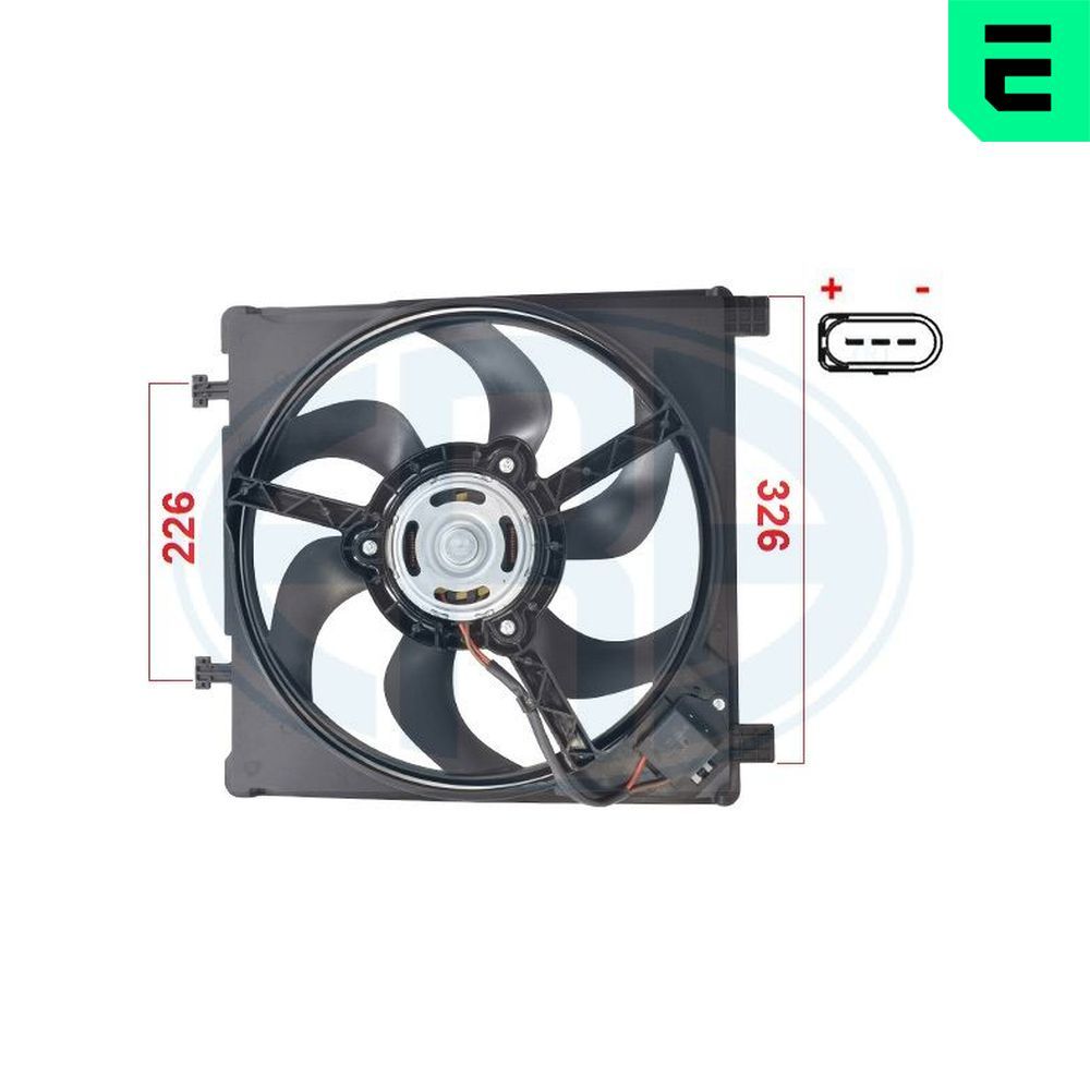 Ventilator, radiator ERA 352122