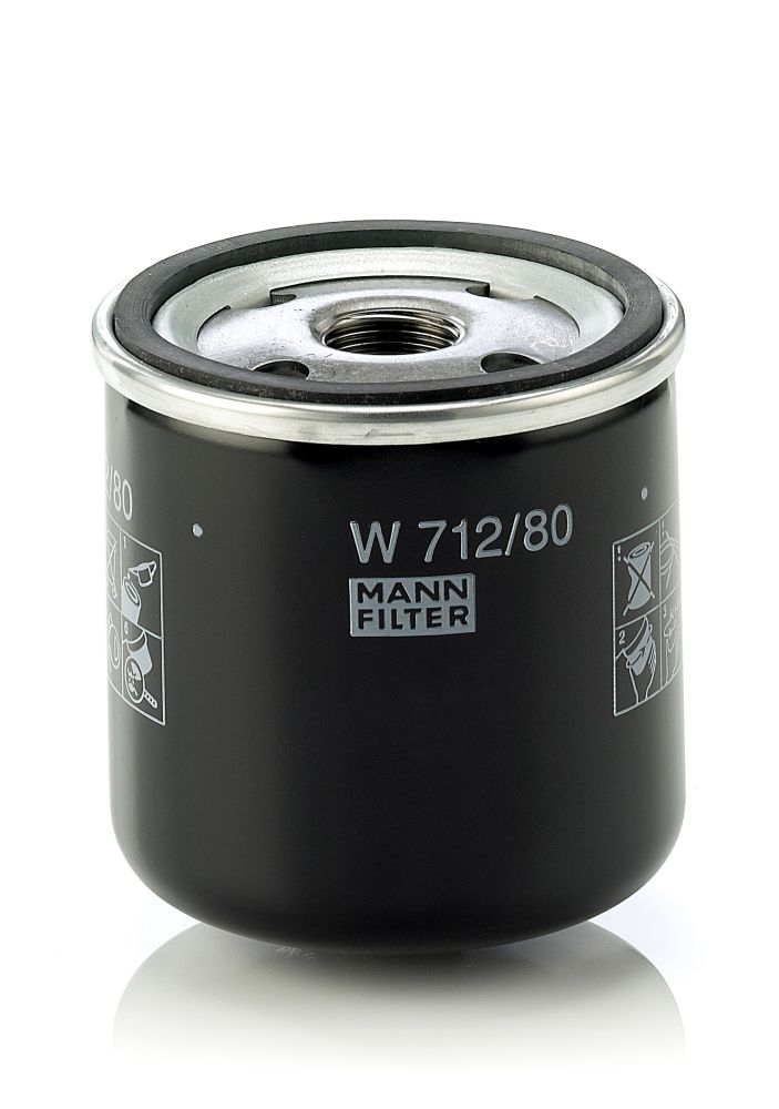 Olejový filter MANN-FILTER W 712/80