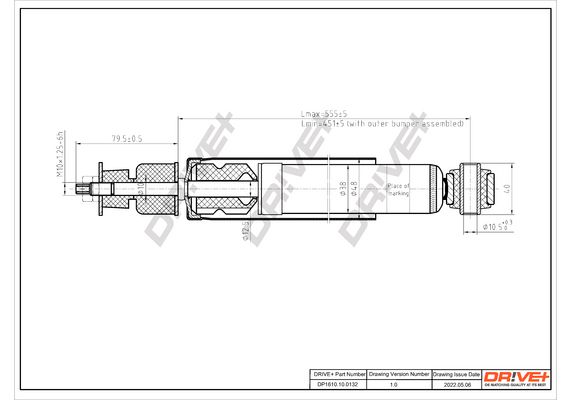 Amortyzator DR!VE+ DP1610.10.0132