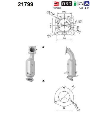 Katalizator AS 55490971