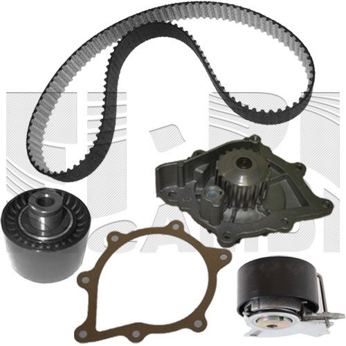 Pompa wodna + zestaw paska rozrządu CALIBER 0674KPW