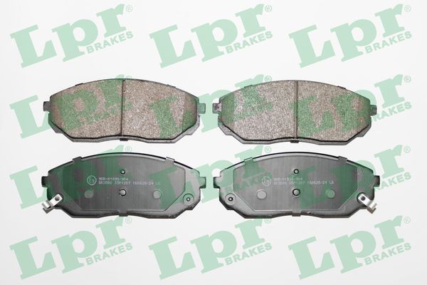 Zestaw klocków hamulcowych, hamulce tarczowe LPR 05P1207