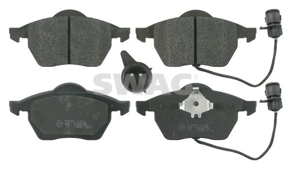 Levně Sada brzdových destiček, kotoučová brzda SWAG 30 91 6058
