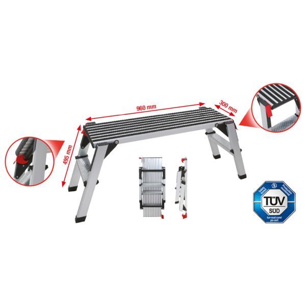 Levně Pracovní plošina KS TOOLS 800.0960