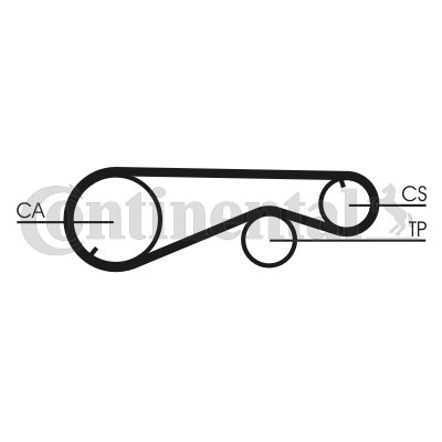 Pasek rozrządu CONTINENTAL CTAM CT673