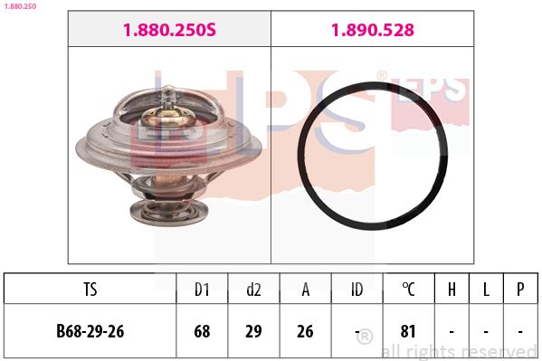 Termostat, środek chłodzący EPS 1.880.250