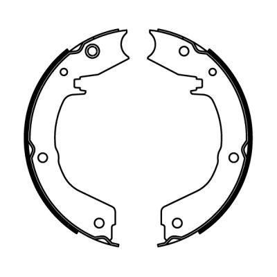 Zestaw szczęk hamulcowych, hamulec postojowy ABE C05061ABE