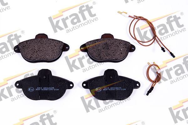 Zestaw klocków hamulcowych, hamulce tarczowe KRAFT AUTOMOTIVE 6006025