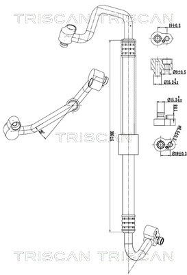 conducta presiune variabila,aer conditionat TRISCAN 9010 29081