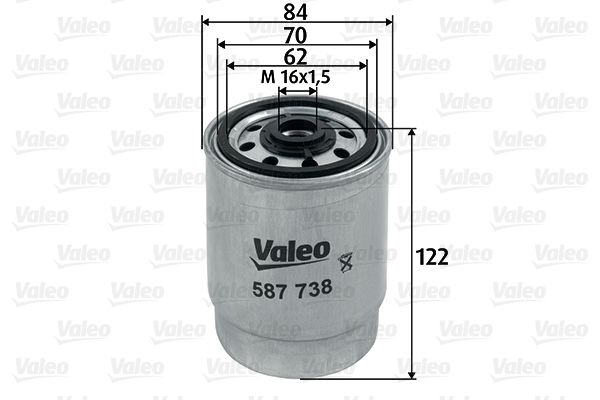 Palivový filter VALEO 587738