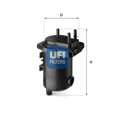 Filtr paliwa UFI 24.132.00