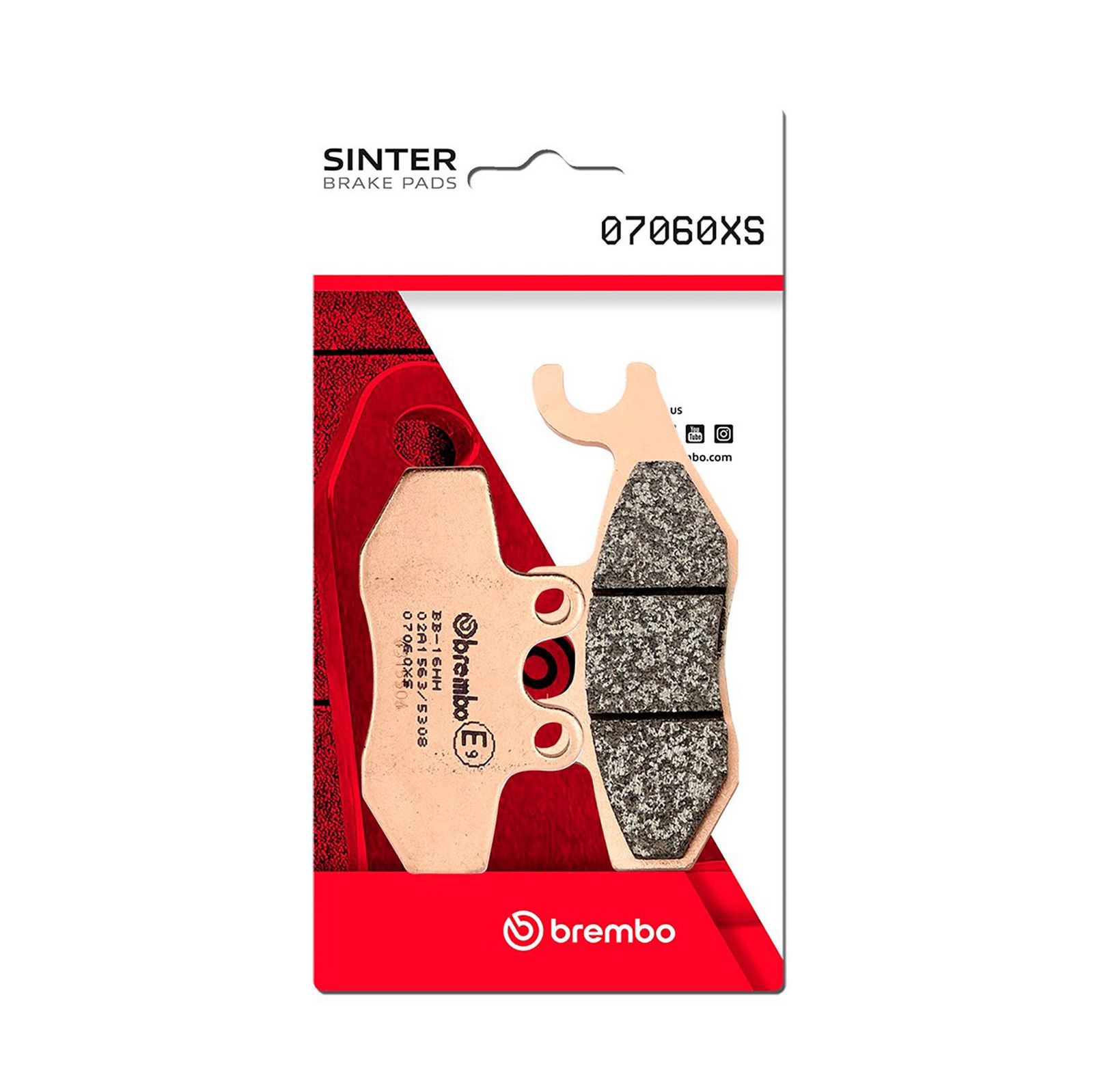 set placute frana,frana disc BREMBO PRIME - Sinter - XS 07060XS