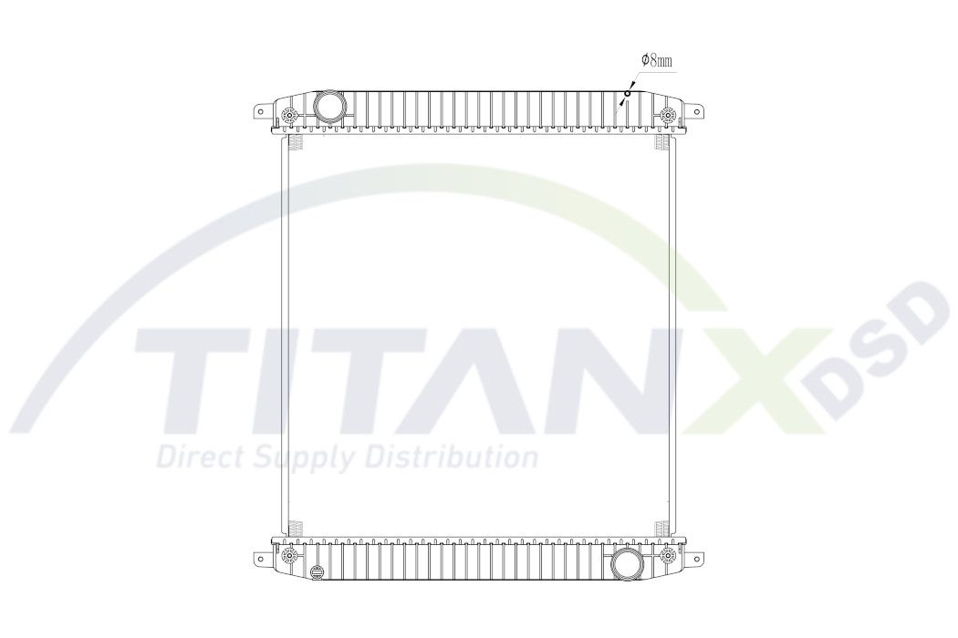 Radiator, racire motor TITANX RD159033