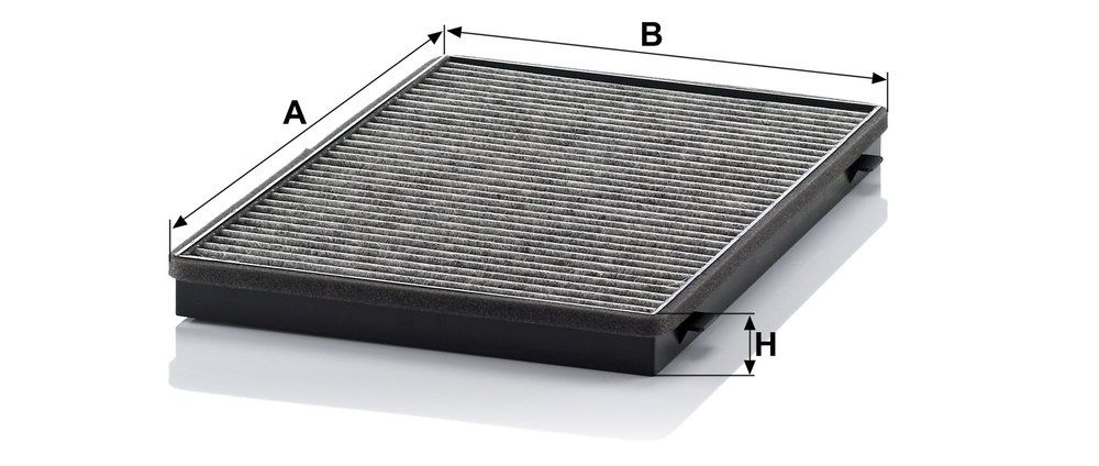 Levně Filtr, vzduch v interiéru MANN-FILTER CUK 3943