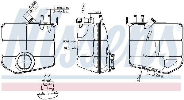 Vase d'expansion, liquide de refroidissement
