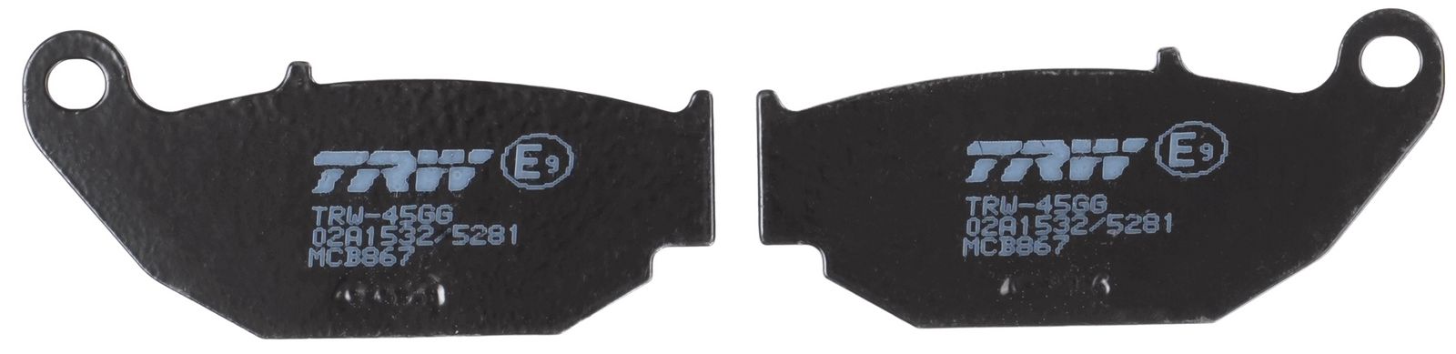 set placute frana,frana disc TRW Organic Allround MCB867