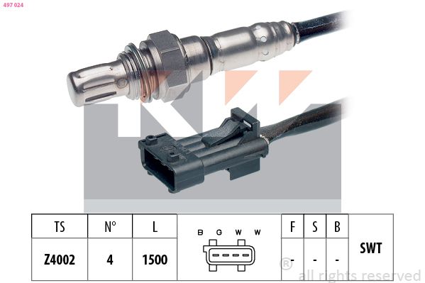 Sonda lambda KW 497 024