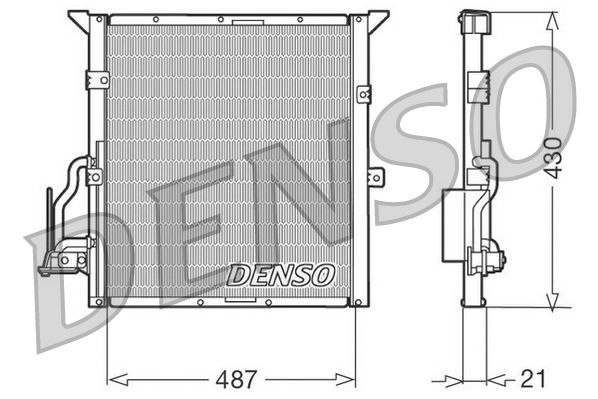 Skraplacz, klimatyzacja DENSO DCN05002