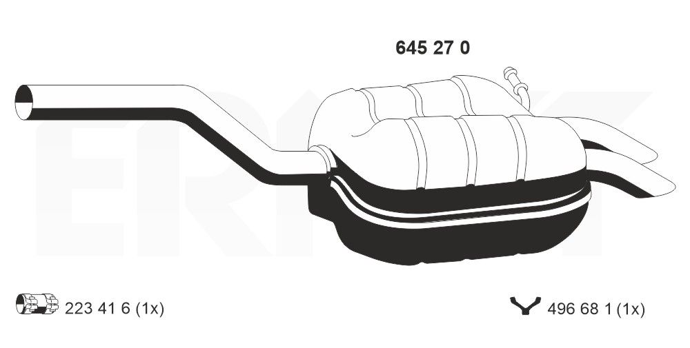 Toba esapament finala ERNST 645270