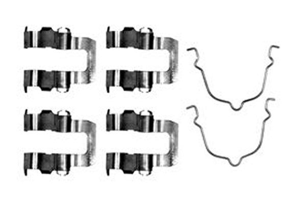 Zestaw akcesoriów, klocki hamulcowe TRW PFK283