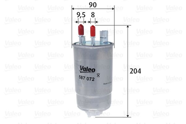 Palivový filtr VALEO 587072