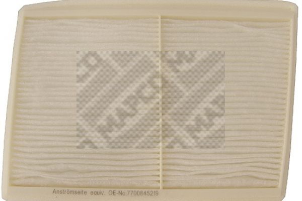 Filtr, wentylacja przestrzeni pasażerskiej MAPCO 65110