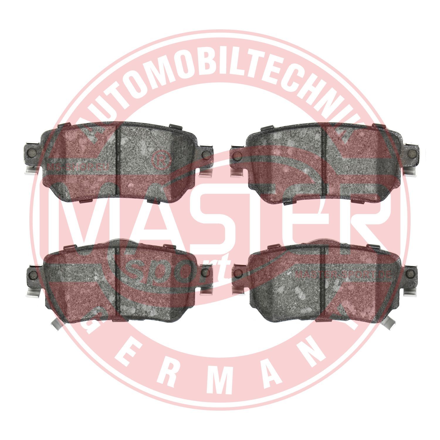 Zestaw klocków hamulcowych, hamulce tarczowe MASTER-SPORT GERMANY 13046026002N-SET-MS