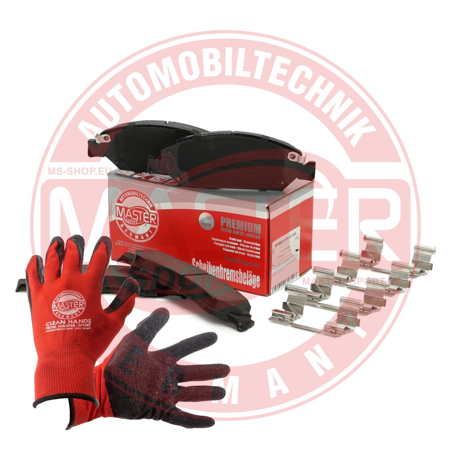 Zestaw klocków hamulcowych, hamulce tarczowe MASTER-SPORT GERMANY 13046190152N-SET-MSP