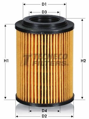 Filtr oleju TECNECO FILTERS OL011277E