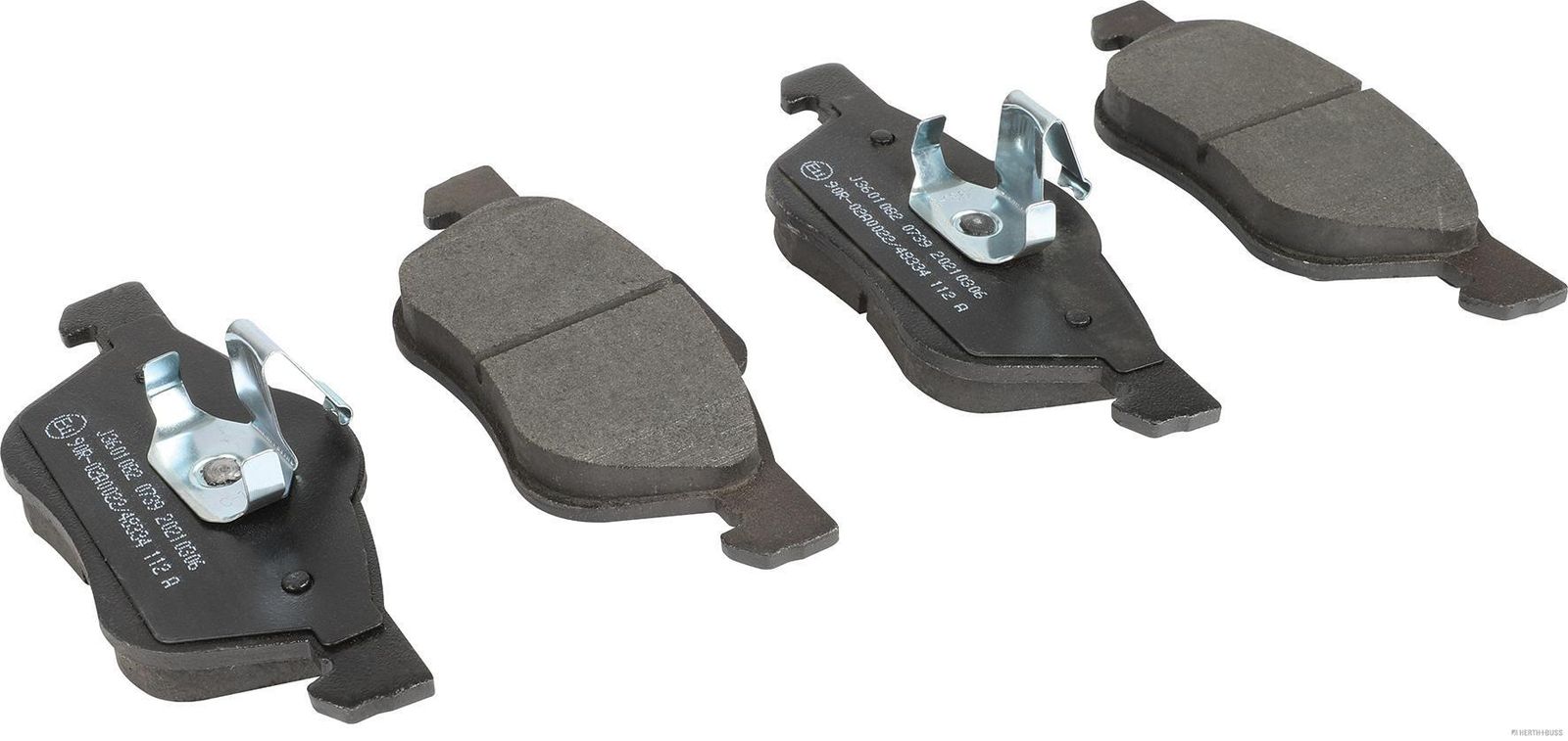 set placute frana,frana disc HERTH+BUSS JAKOPARTS J3601082