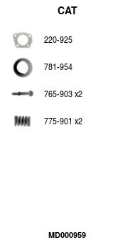 Katalizator FA1 MD000959