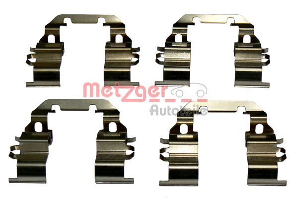 Set accesorii, placute frana METZGER 109-1782