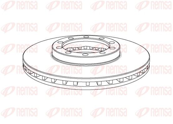 Tarcza hamulcowa REMSA NCA1138.20