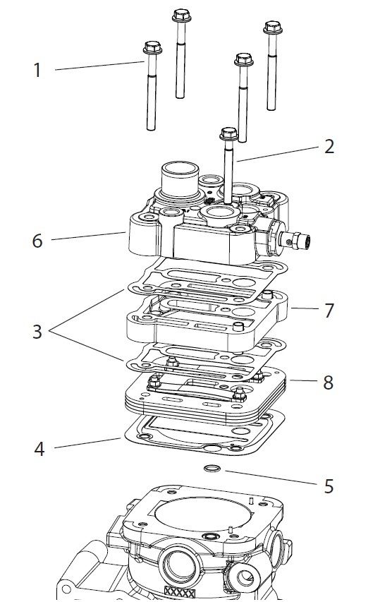 Set de reparație, compresor aer comprimat KNORR-BREMSE K114439K50